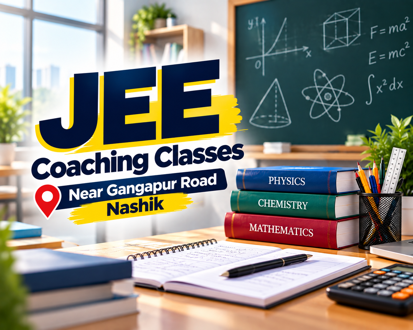 JEE Coaching Classes near Gangapur Road Nashik | Focus Coaching Classes